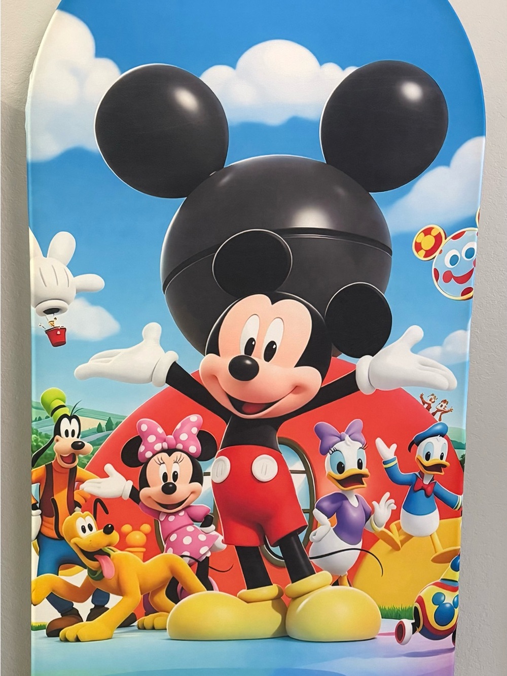 Mickey Clubhouse Arch Backdrop Cover